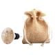 The Vitruvian Man Brown Flat Wine Bottle Stopper